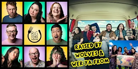 Saturday Night Comedy: Raised by Wolves & Wer Ya From