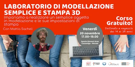 Laboratorio di modellazione semplice e stampa 3d