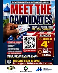 MEET THE CANDIDATES FORUM - Meet the people running for Public Office