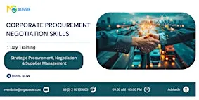 Corporate Procurement Negotiation Skills – 1-Day Training in Adelaide