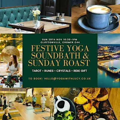 Festive Yoga Soundbath & Sunday Roast