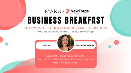 Business Breakfast mit Sabine Möbius, Founder & Social Media Consultant