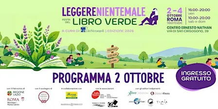 Leggere Niente Male - Festa del Libro Verde - PRIMA giornata