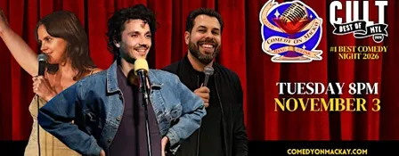 Tuesday Night Stand-Up Comedy Montreal | Comedy on Mackay | #1 Rated Show