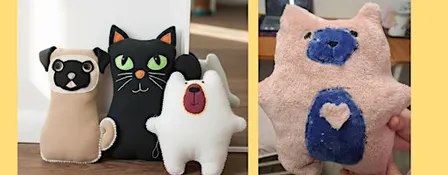 Kid Sewing Workshop: Craft Your Own Cuddly Friend Pillow