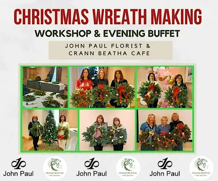 Christmas Door Wreath Masterclass with John Paul Florist