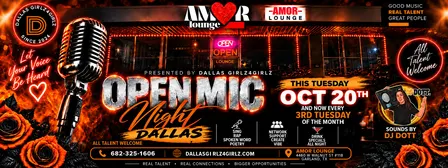 PRETTY GIRL TUESDAYS - Open Mic Night at Amour Lounge