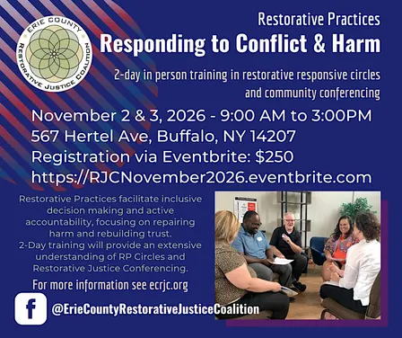 2-Day Responding to Conflict and Harm (Conferencing) Training