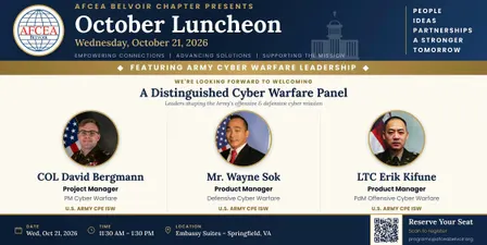 AFCEA Belvoir October 2026 Luncheon