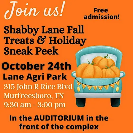 Shabby Lane Fall Treats & Holiday Sneak Peek
