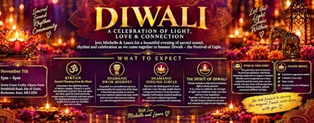 Diwali Celebration With Shamanic Drumming and Kirtan