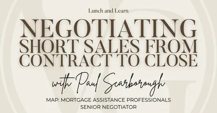 Negotiating Short Sales From Contract to Close