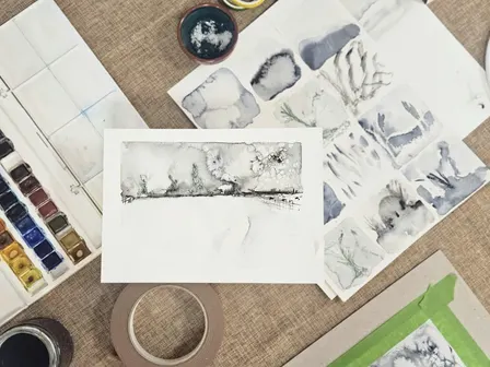 Watercolour Workshop: Winter Landscape in Monochrome