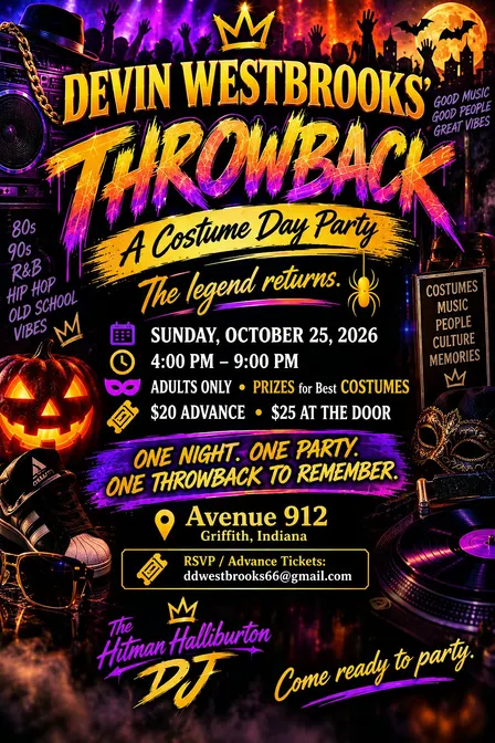 DEVIN WESTBROOKS' THROWBACK COSTUME DAY PARTY