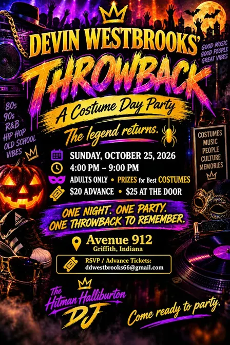 DEVIN WESTBROOKS' THROWBACK COSTUME DAY PARTY