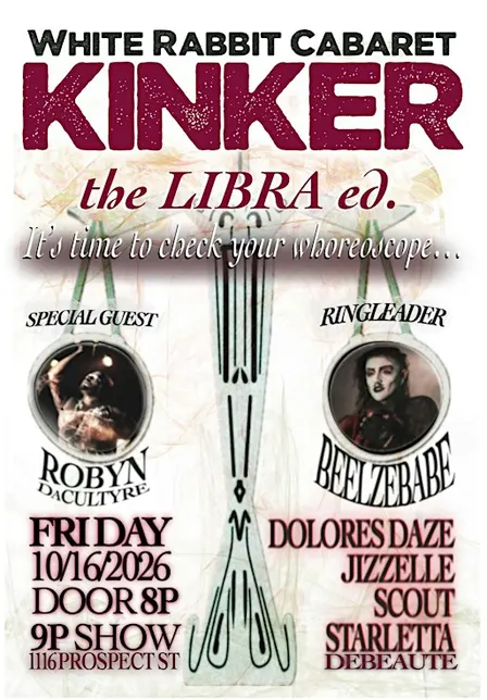 Beelzebabe presents KINKER - Freakshow Cabaret
