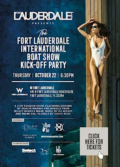 Fort Lauderdale International Boat Show Kick-Off Party at W Fort Lauderdale