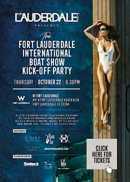 Fort Lauderdale International Boat Show Kick-Off Party at W Fort Lauderdale