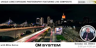 Unique Long Exposure Photography featuring Live Composite with OM System