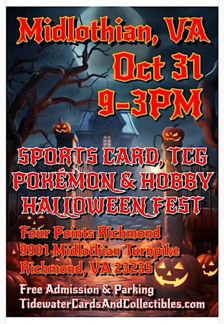 Midlothian Sports Card, TCG, Pokémon & Hobby Halloween Fest