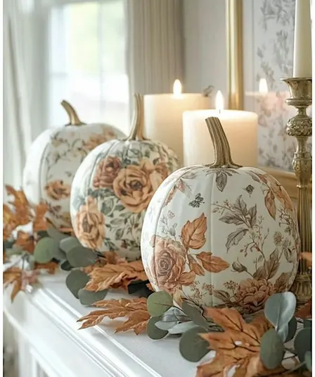 Decoupage Pumpkins