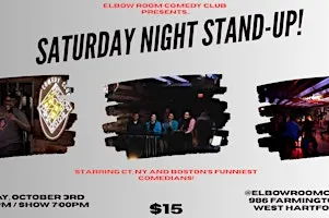 Elbow Room Comedy Club Presents: Saturday Night Stand-Up!