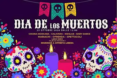 Día de los Muertos Roma 2026 – Festa messicana a ingresso gratuito