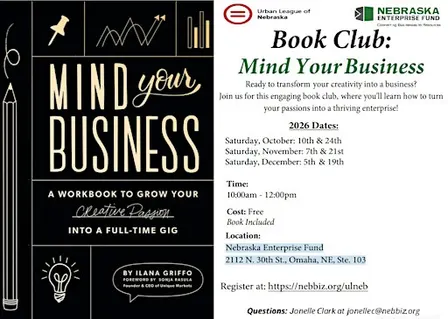 Book Club: Mind Your Business where you'll learn how to turn  your passions