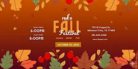 3rd Annual FBAAD Fall Festival