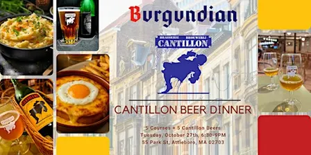 Cantillon 5-Course Beer Dinner at Burgundian