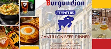 Cantillon 5-Course Beer Dinner at Burgundian