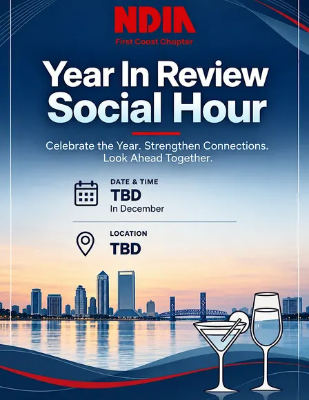 NDIA First Coast  Chapter Year In Review Social Hour