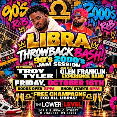 LIBRA THROWBACK BASH! 90s 2000s Jam Session!