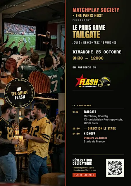 THE NFL PARIS GAME TAILGATE @Matchplay Society