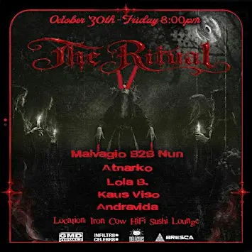 Infltr8:Celebr8, Bresca & Delectus Present : The Ritual Halloween Party