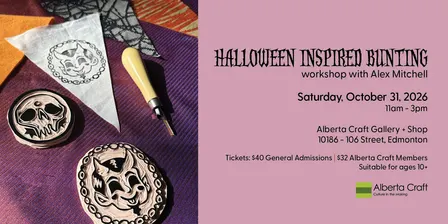 Halloween Inspired Bunting Workshop with Alex Mitchell