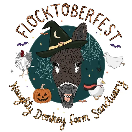 Flocktoberfest at Naughty Donkey Farm Sanctuary
