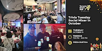 Toronto Event Hub: October Trivia Tuesday Social Mixer