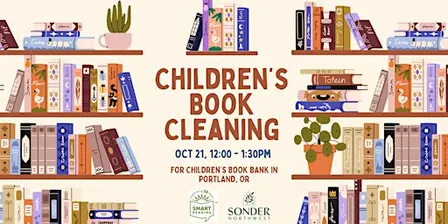 Community Book Cleaning for SMART Reading Portland