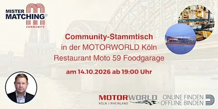Stammtisch der MISTER MATCHING® Community