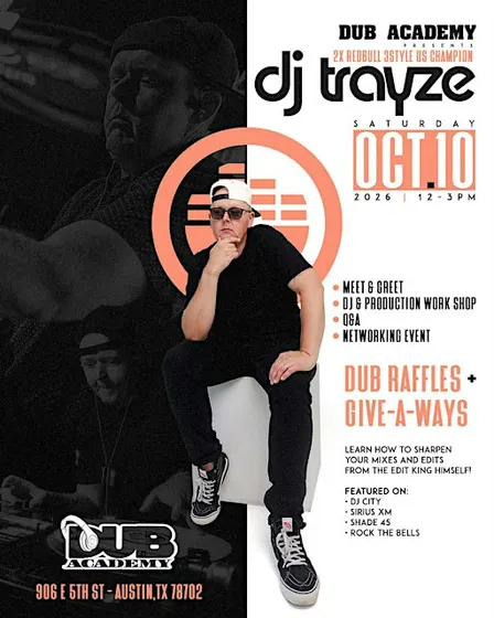 Trayze DJ & Producer Workshop at Dub Academy