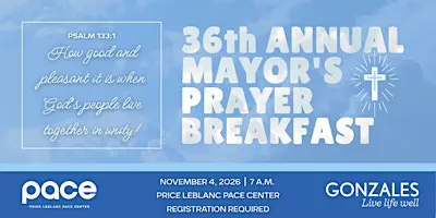36th Annual Mayor's Prayer Breakfast