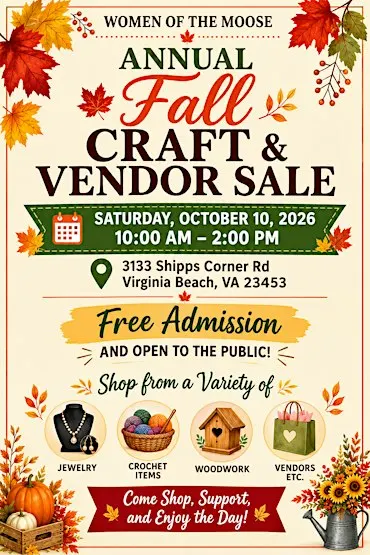 Annual Moose Craft and Vendor Fair