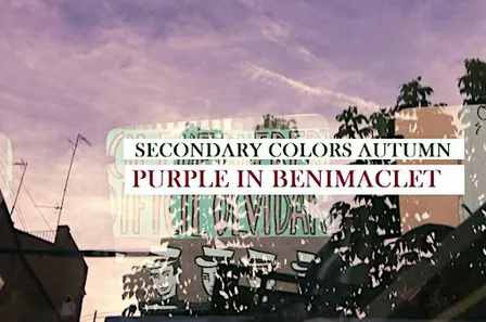 The Purple Walk • Secondary Colors Autumn - Photo Hunt × Stand Up