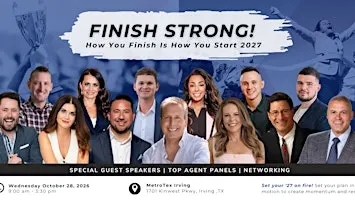 Finish Strong: The Real Estate Agent Playbook