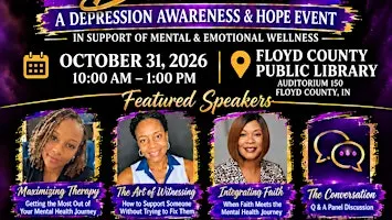 Beyond the Darkness: A Depression Awareness & Hope Event
