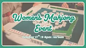 Women's Mahjong Event at St. Mark's Community Church