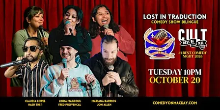 Best Tuesday Night Bilingual Stand-Up Comedy in Montréal | Comedy on Mackay