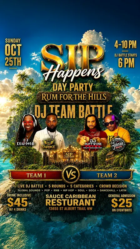 Sip Happens - Day Party - Rum for the Hills