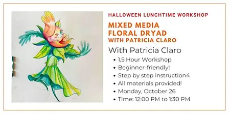 Halloween Lunchtime Workshop: Mixed Media Floral Dryad